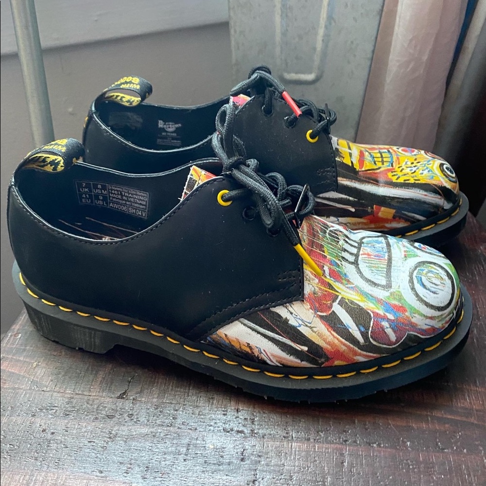 Dr Martens X Basquiat Oxford Shoes
